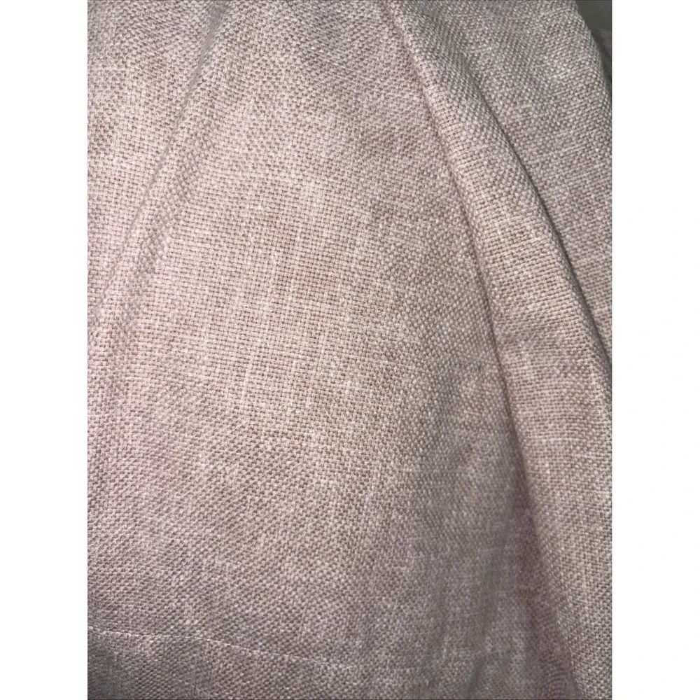 HEAVY  CUSTOM‎ MADE DRAPES PINCH PLEAT CURTAIN cotton linen blend? one drape GUC